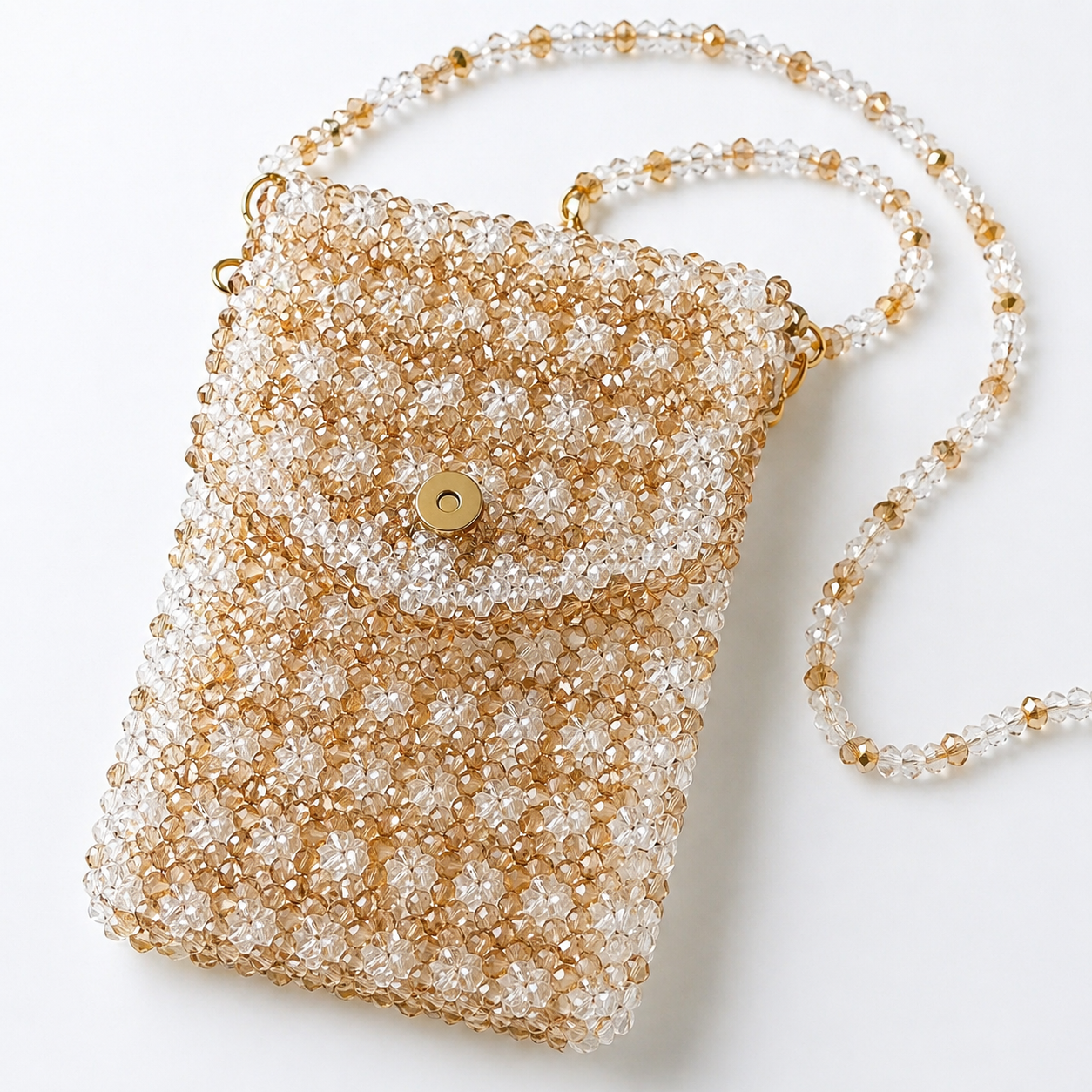 Luxury beaded mini bag