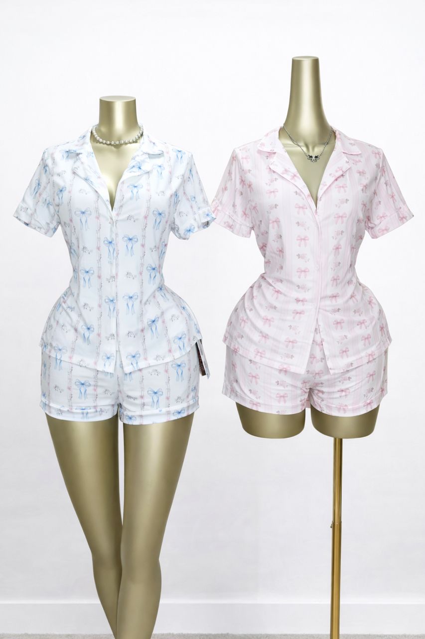Printed Short Sleeve Loun...